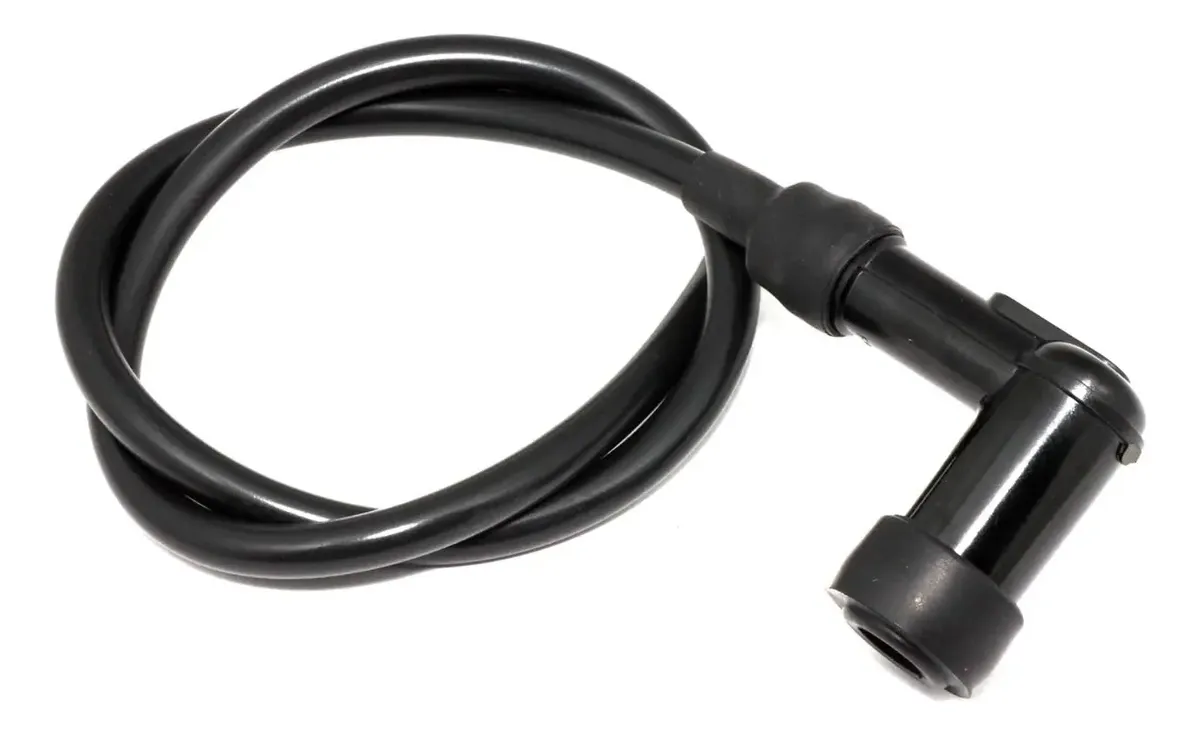 CABLE BUJIA CON CAPUCHON (CODO) 12V