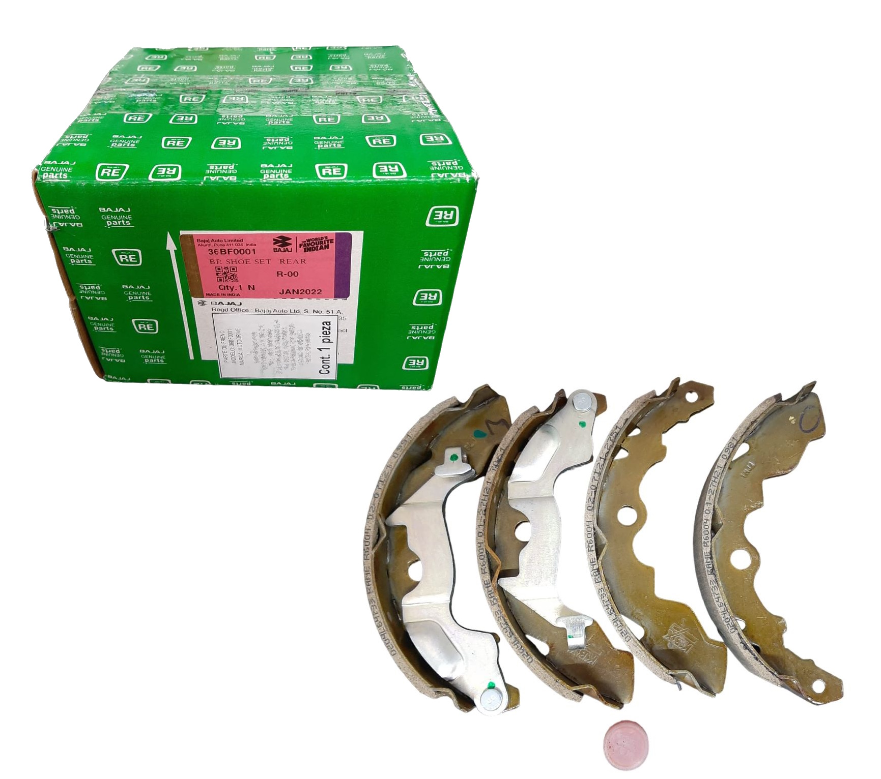 BALATA FRENO TRASERO BAJAJ QUTE