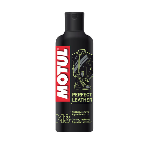 CERA Y ABRILLANTADOR MOTUL M3 PERFECT LEATHER 250ML RESTAURA