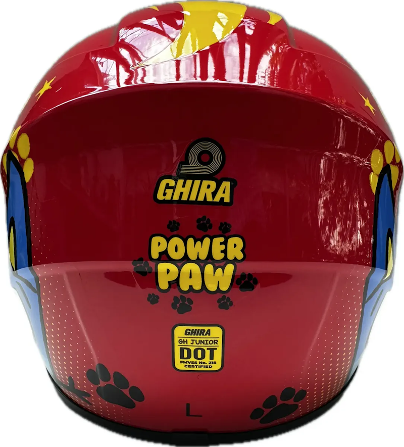 CASCO GHIRA GH-JUNIOR POWER PAW CERRADO MICA HUMO CERT. DOT