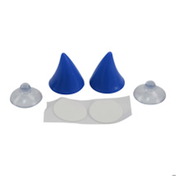 CUERNITOS AZUL PARA CASCOS PAR