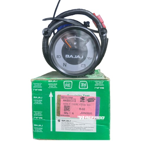 TABLERO INDICADOR DERECHO GASOLINA BAJAJ RE4S (MOD. ANTERIOR)