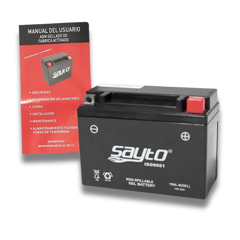 BATERIA YB6L-B GEL SAYTO FT125 - DT150
