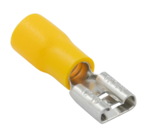 TERMINAL HEMBRA AISLADA PVC AMARILLA (AWG 12-10)