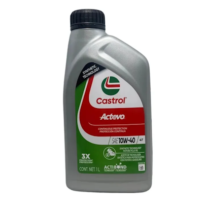 ACEITE CASTROL 4 TIEMPOS MOTOS 10W40 SL SINTETICO 1LT