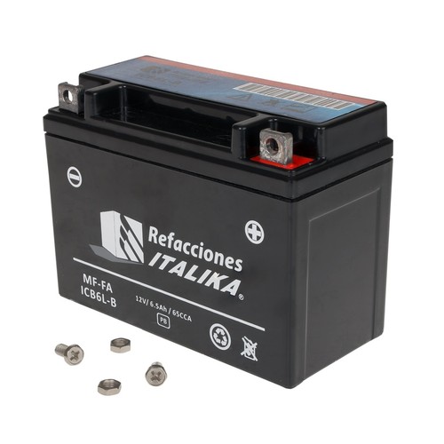 BATERIA ITALIKA MF-FA ICB6L-B (YB6L-B) FT125 - FT150 - RC200 - 125Z