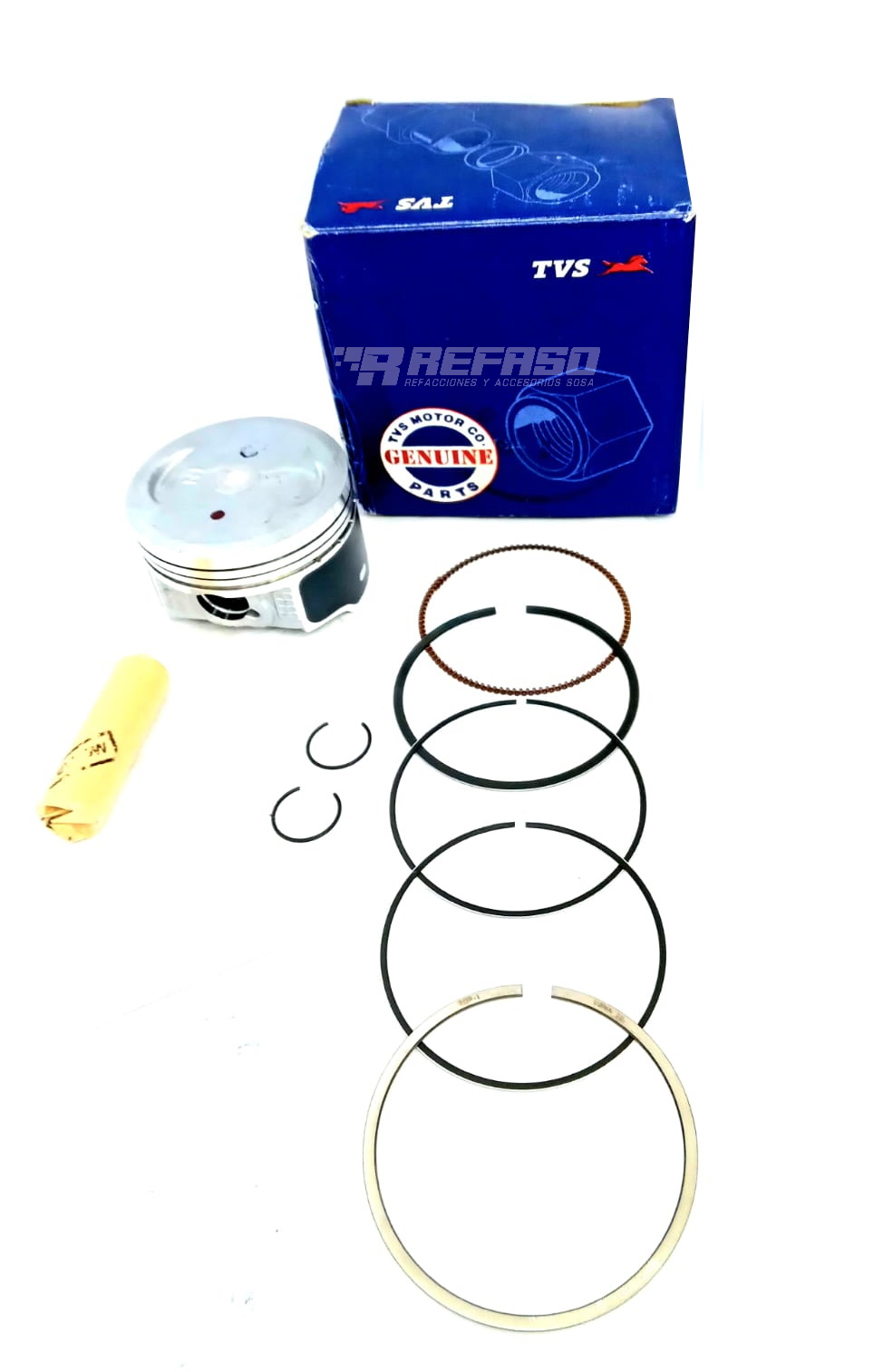 PISTON COMPLETO 1 MEDIDA (0.25) TVS KING 200 - DELUXE
