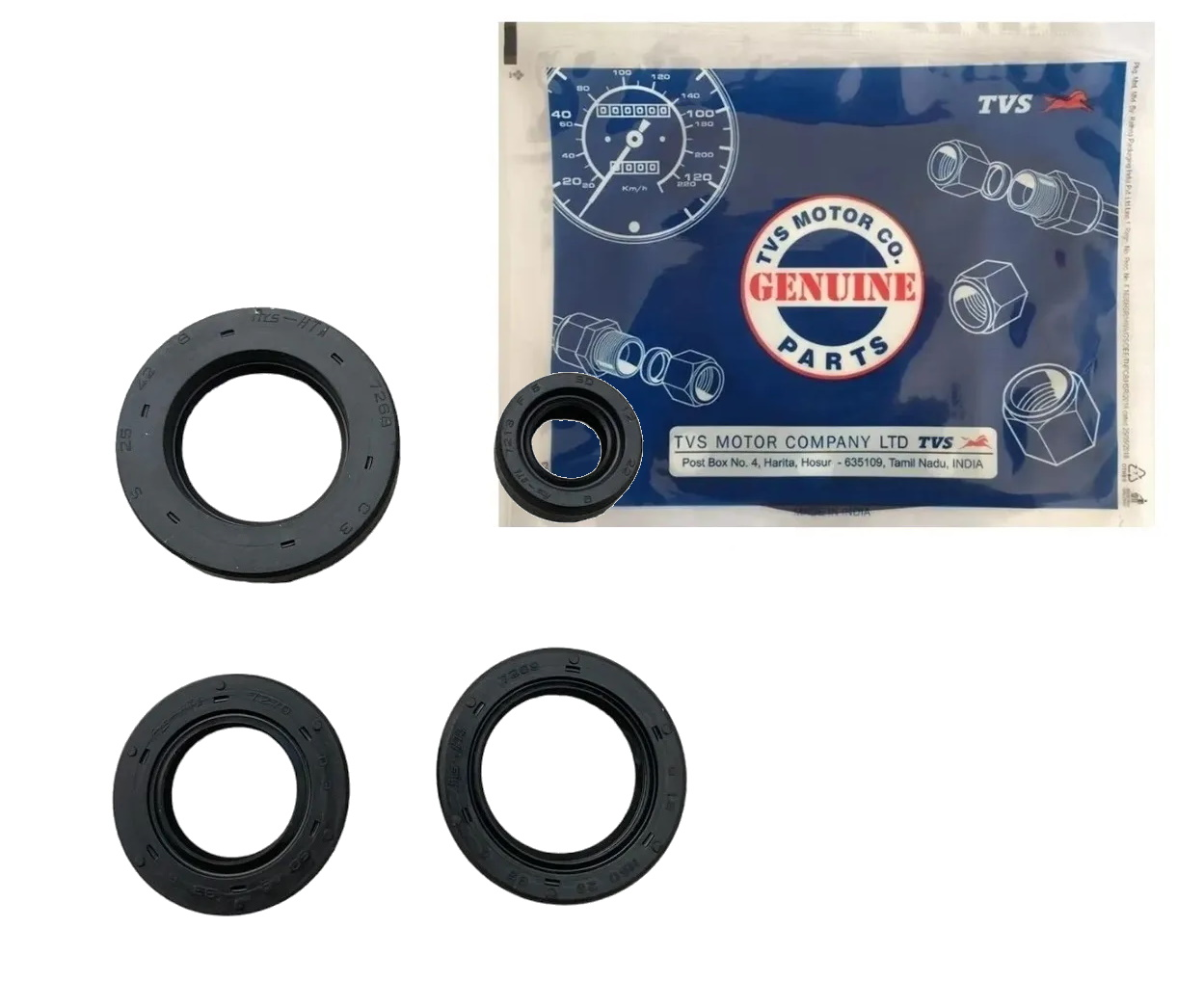 JUEGO RETENES TVS KING 200 - DELUXE - DURAMAX