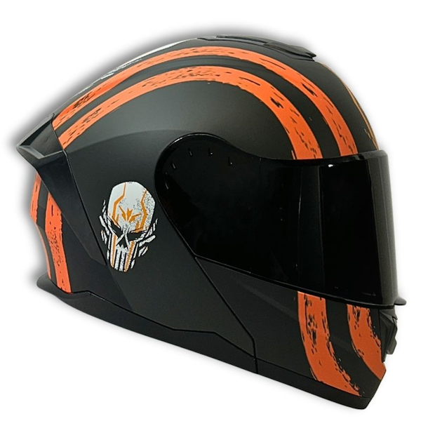 CASCO ABATIBLE PREDATOR 2W NEGRO MATE TALLA XL CERT. DOT