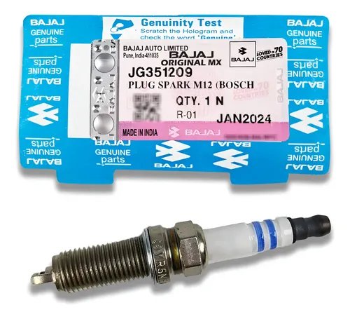 BUJIA CENTRAL BAJAJ PULSAR NS200 - AS200 - RS200 - N250 - DOMINAR 250/400 - QUTE