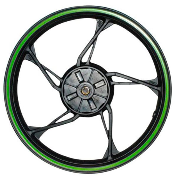 RIN TRASERO 2.15X17 NEGRO/VERDE 150Z (14-19)