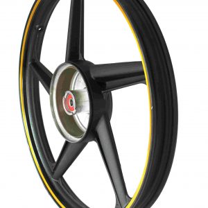 RIN DELANTERO FT150S/FT150TS NEGRO/AMARILLO