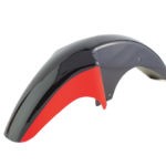 SALPICADERA DELANTERA ST90 NEGRO/ROJO
