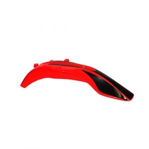 SALPICADERA DELANTERA DM150 (10-15) NEGRO/ROJO