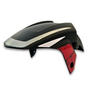 SALPICADERA DELANTERA NEGRO/ROJO FALKON 200