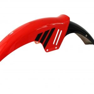 SALPICADERA DELANTERA NEGRO/NARANJA DT150 SPORT